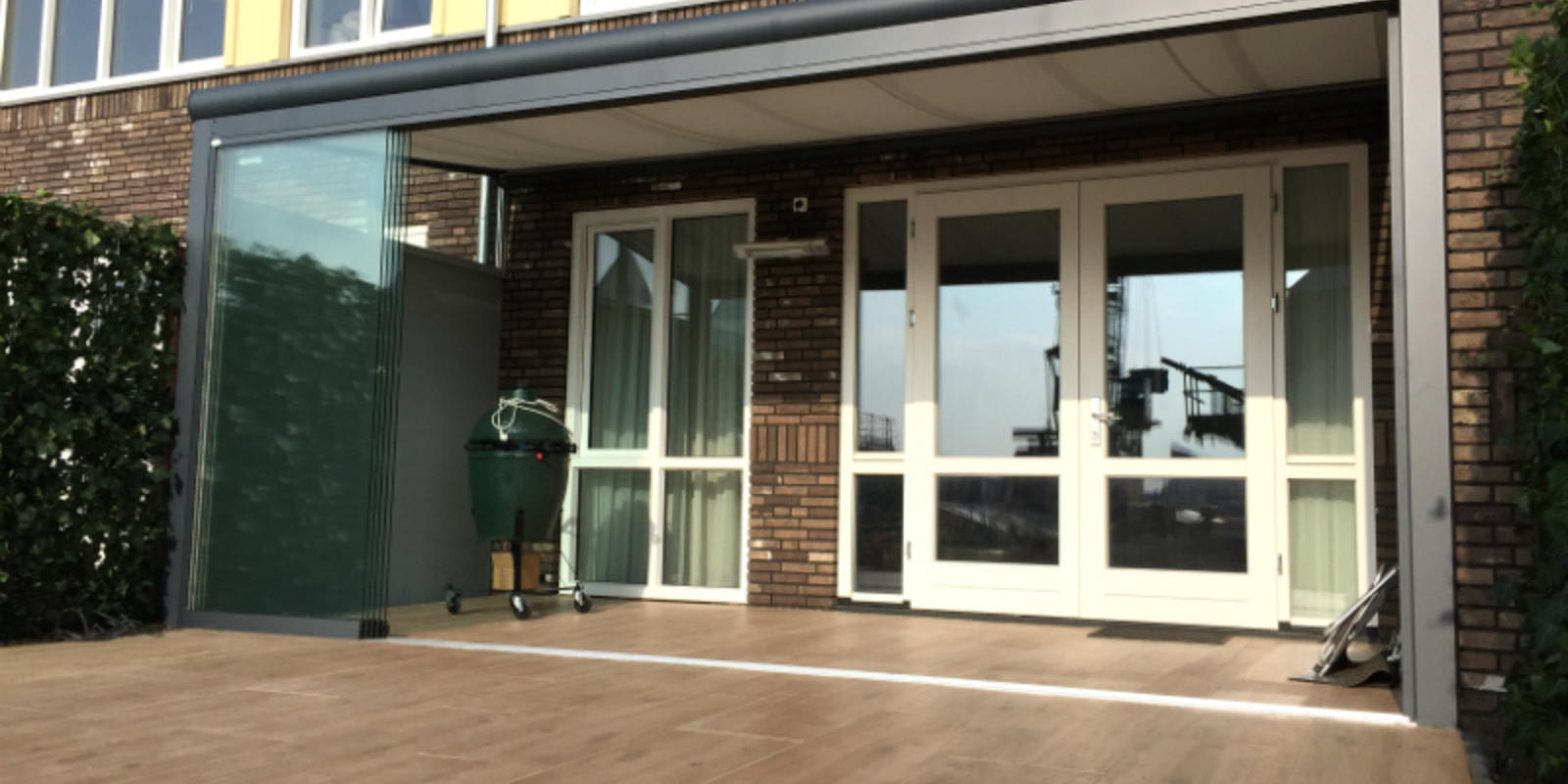 Aluminium overkapping aan huis